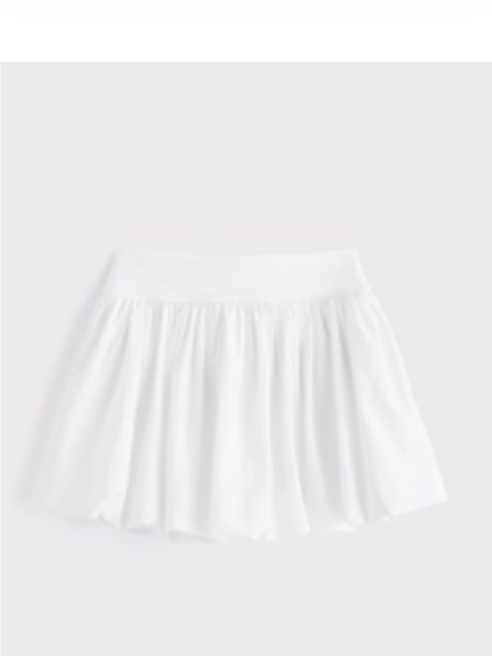 Abercrombie & Fitch YPB motionTEK Bubble Hem Mini Skirt - Picture 1 of 2